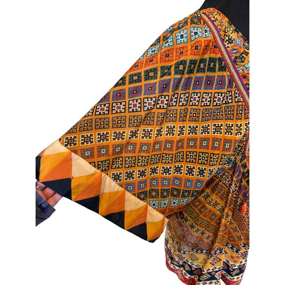 Anthropologie Tanvi Kedia Sumana Kaleidoscope Boho Festival Tunic - Large - Picture 7 of 12